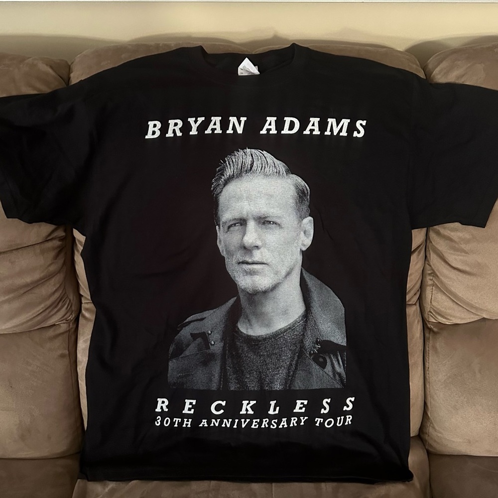Bryan Adams Reckless 40th Anniversary Tour Shirt